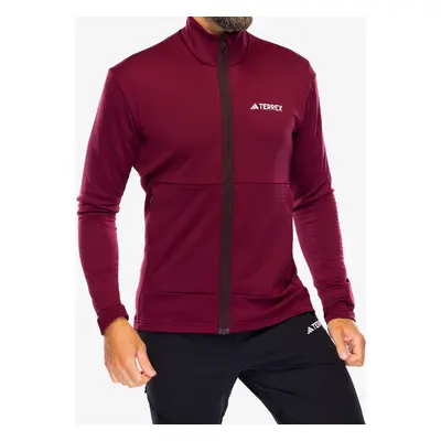 adidas TERREX Multi Light Fleece Full Zip Jacket Férfi polárfelső - shadow red