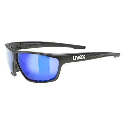 Uvex Sportstyle Kerékpáros szemüveg - black mat/mir.blue