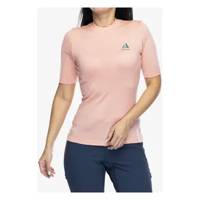 Ortovox Merino Mountain Hug TS Női merino gyapjú póló - bloom