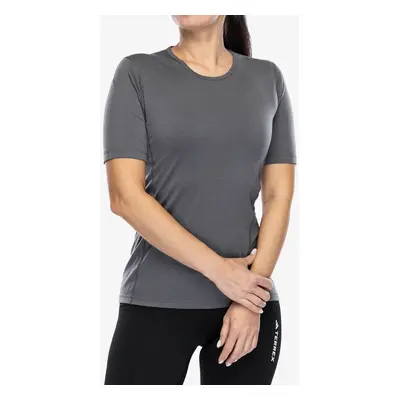 adidas TERREX Xperior Merino Base Layer SS Termoaktív női póló - grey five