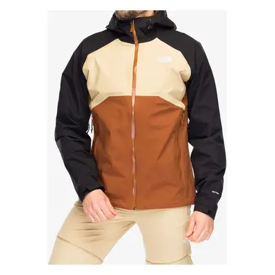 The North Face Stratos Jacket Esőkabát - brown khaki/black