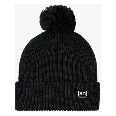 Super.natural Pom Beanie Téli sapka - jet black