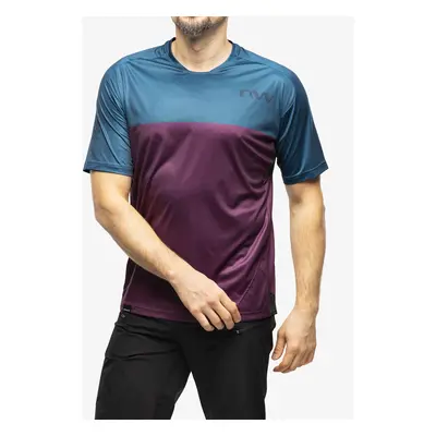 Northwave Edge Jersey Short Sleeve Kerékpáros Póló - deep blue/purple