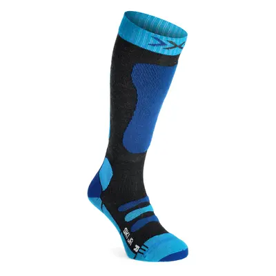 X-Socks Ski JR 4.0 Sízokni - anthracite melange/blue