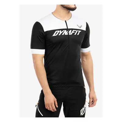 Dynafit Ride Light 1/2 Zip SS Tee Kerékpáros Póló Férfi - black out NIMBUS