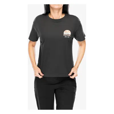 Rip Curl Line Up Relaxed Tee Női nyomtatott póló - washed black