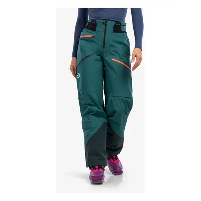 Ortovox 3l Deep Shell Pants Női Túrasínadrág - pacific green