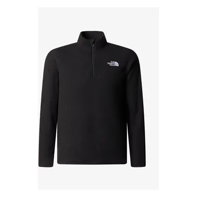 The North Face Glacier Fleece 1/4 Zip Gyermek pulóver - tnf black