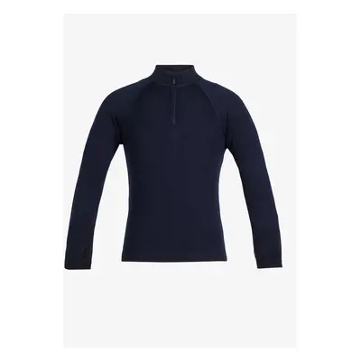 Icebreaker Kids Tech LS Half Zip Gyermek pulóver - midnight navy