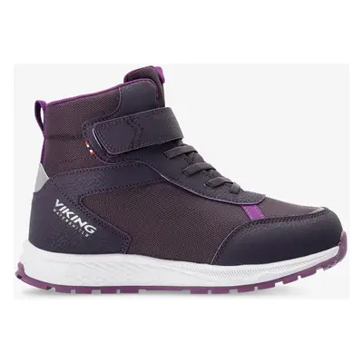 Viking Footwear Equip Warm WP 1V Cipő lányoknak - aubergine/purple