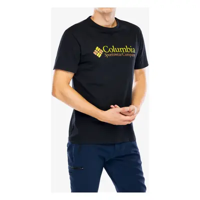 Columbia CSC Basic Logo S/S Shirt Pamutpóló - black/csc retro logo