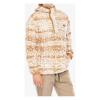 Columbia Helvetia II Printed Hoodie Kapucnis felső - camel brown stippled stripe