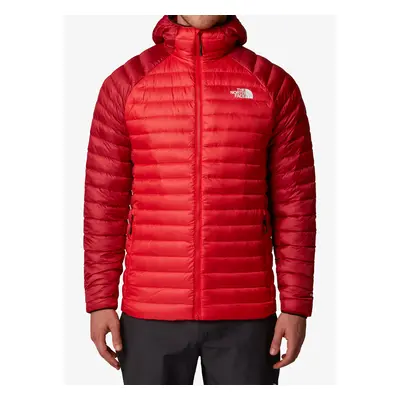 The North Face Bettaforca Lt Down Hoodie Pehelykabát - high risk red/garnet red