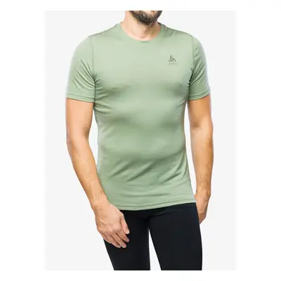 Odlo Merino BL Top Crew Neck SS Hőszigetelő póló - matte green