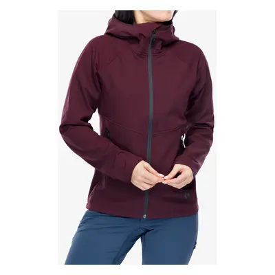 Black Diamond Element Hoody Női softshell-kabát - bordeaux