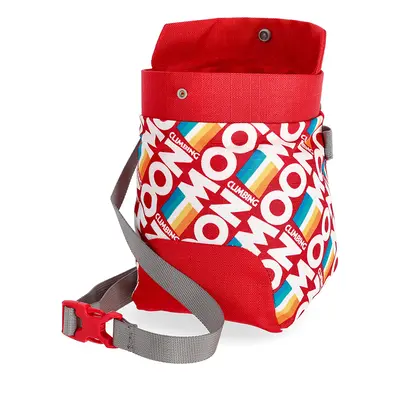 Moon Climbing Trad Chalk Bag Ziazsák - retro stripe true red