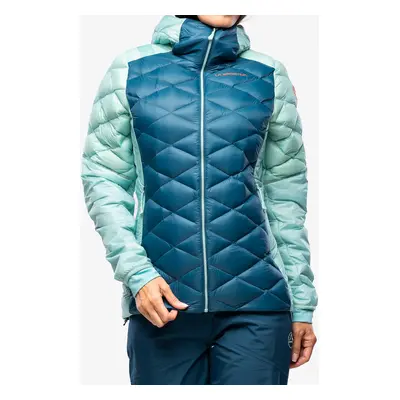 La Sportiva Aiguille Down Jacket Női pehelykabát - storm blue/iceberg