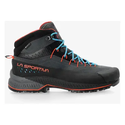 La Sportiva TX4 Evo Mid GTX Hegymászó cipő - carbon/cherry tomato