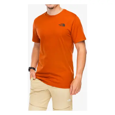 The North Face S/S Redbox Celebration Tee Pamutpóló - earthen copper