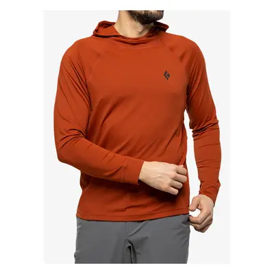 Black Diamond Alpenglow Hoody Felső - burnt sienna