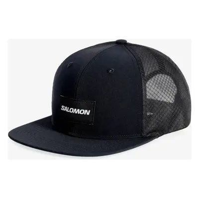 Salomon Trucker Flat Cap Baseball-Sapka - deep black/deep