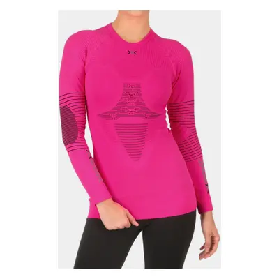 X-Bionic Energizer 4.0 Shirt Round Neck Felső - neon flamingo/anthracite