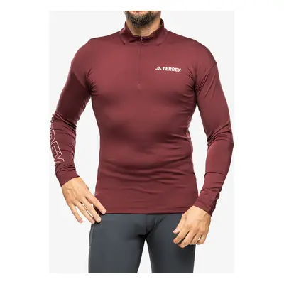 adidas TERREX Xperior Longsleeve Férfi felső - shadow red