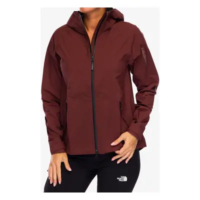 Salomon Outerpath Jacket Női esőkabát - rum raisin