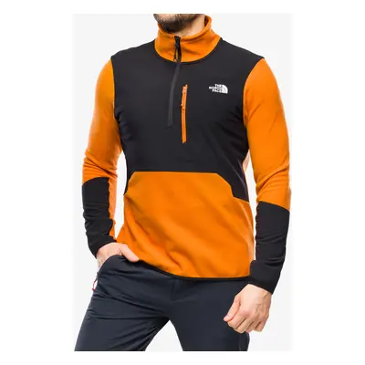 The North Face Glacier Pro 1/4 Zip Polárfelső - desert rust/tnf black