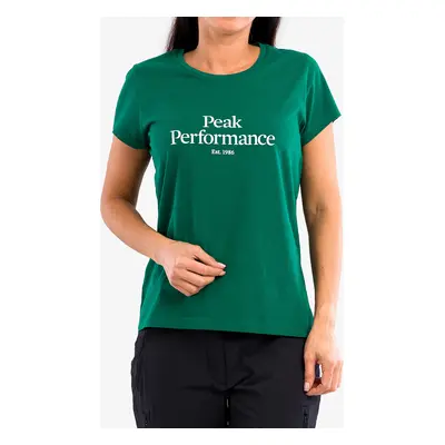 Peak Performance Original Tee Női Pamutpóló - green ivy