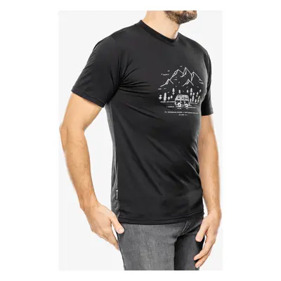 Sensor Merino Active PT Tee S/S Nyomtatott póló - black van life