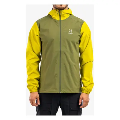 Haglofs Buteo Jacket Esőkabát - olive green/aurora