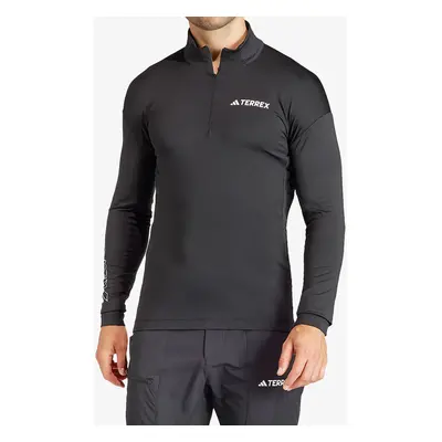 adidas TERREX Xperior Longsleeve Cipzáras felső - black