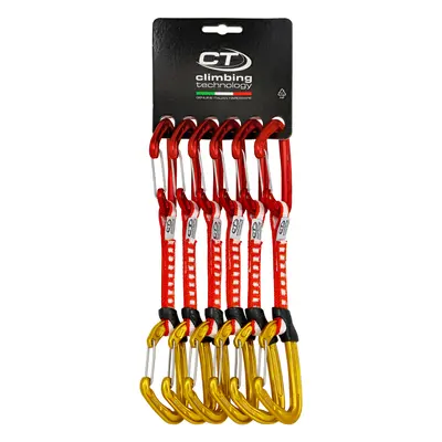 Climbing Technology Fly-Weight Evo Set 12cm x6 Expressz Sziklamászáshoz - red/gold