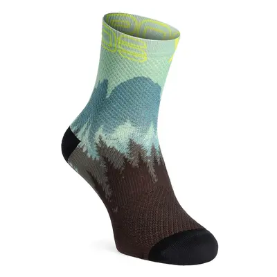 Karpos Green Fire Socks Kerékpáros zokni - vulcan stargazer niagara liche