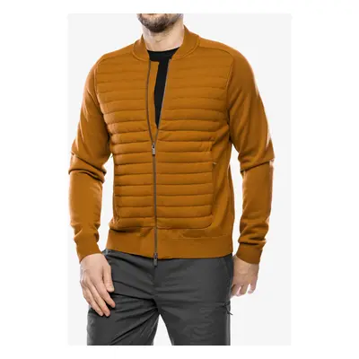 Icebreaker ICL ZoneKnit Insulated Knit Bomber Átmeneti Kabát - clove