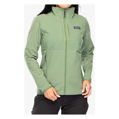 Patagonia R2 CrossStrata Jacket Női softshell-kabát - terrain green