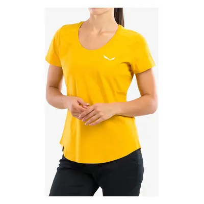 Salewa Alpine Hemp T-Shirt Női Mászópóló - gold