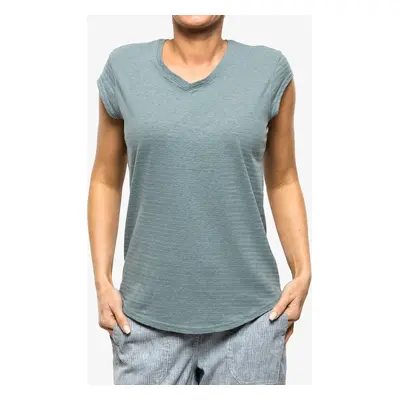 Royal Robbins Vacationer V-Neck SS Női Póló - lt slate