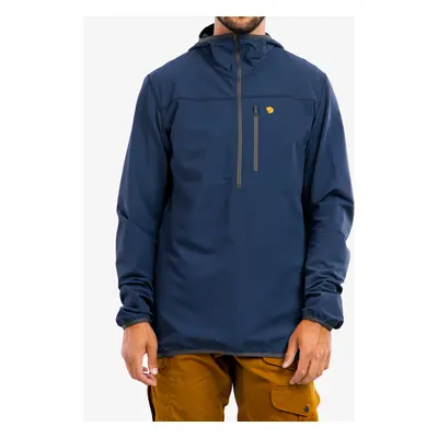 Fjallraven Bergtagen Stretch Half Zip Softshell Kabát - mountain blue