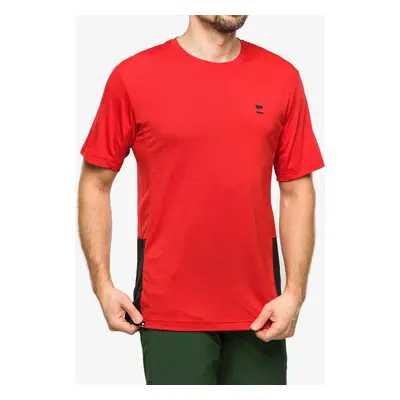 Mons Royale Tarn Merino Shift T-Shirt Mtb Póló - retro red/black