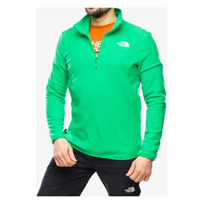 The North Face Glacier 1/4 Zip Cipzáras felső - optic emerald