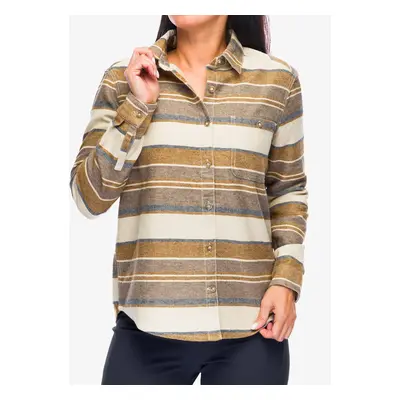 Royal Robbins Clouds Rest Hemp LS Női ing - bistre pacific crest stripe