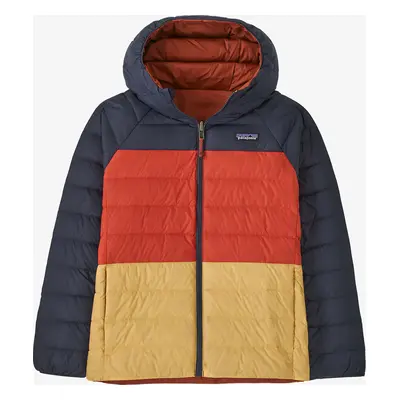 Patagonia Reversible Down Sweater Hoody Gyerekkabát - burnished red