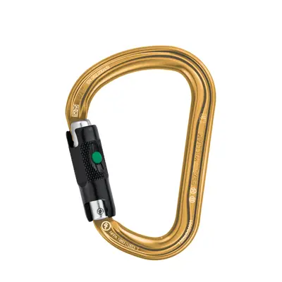 Petzl William Ball-Lock Karabiner - gold