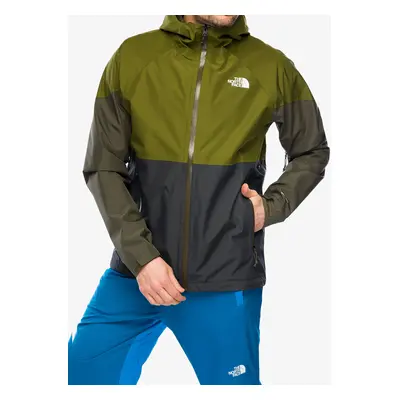 The North Face Lightning Zip-In Jacket Esőkabát - grey/olive