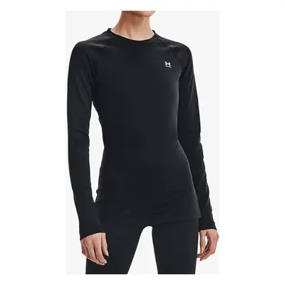 Under Armour ColdGear Authentics Crew Női felső - black/white