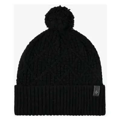 Black Diamond Cable Cuff Pom Beanie Téli sapka - black