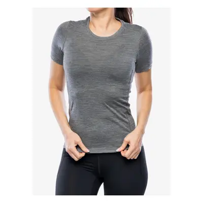 Odlo Merino BL Top Crew Neck SS Női hőszigetelő póló - odlo steel grey melange