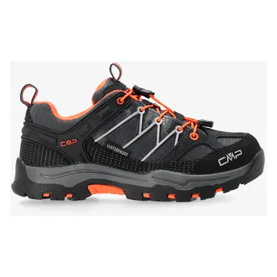 CMP Rigel Low Trekking Shoe WP Gyerekcipő - antracite/flash orange